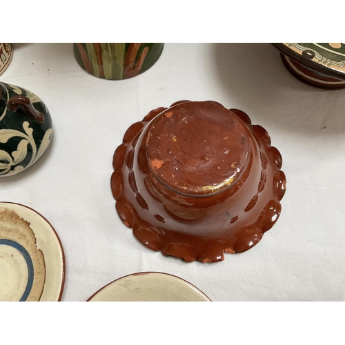 24 - BOX OF STUDIO POTTERYWARE