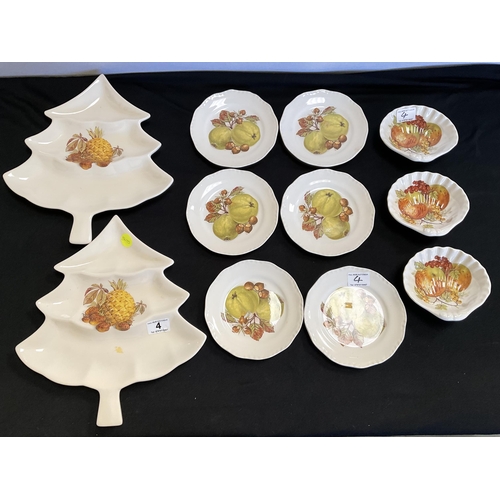 4 - 11 ASSORTED MASONS PLATES