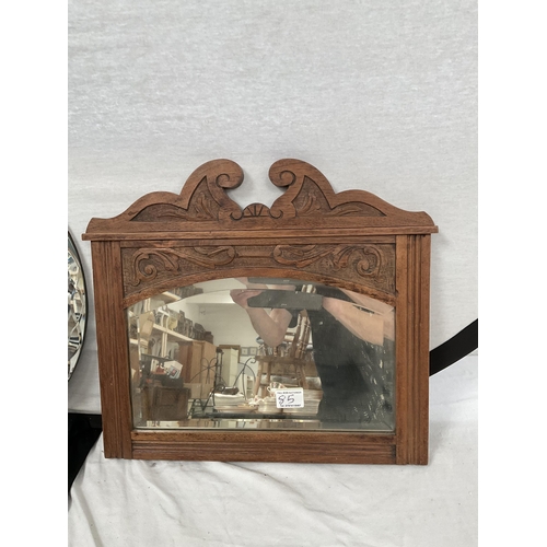 85 - 3 VINTAGE WALL MIRRORS
H53