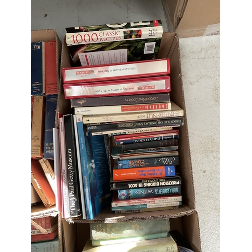 96 - 4 BOXES OF BOOKS TO INCLUDE BEATRIX POTTER, ENID BLYTON ETC