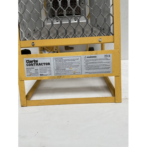 10 - CLARKE CONTRACTOR MOBILE GAS HEATER - H33.5