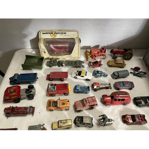 50 - QTY OF VINTAGE TOY CARS. LORRIES ETC