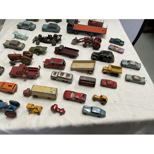 50 - QTY OF VINTAGE TOY CARS. LORRIES ETC