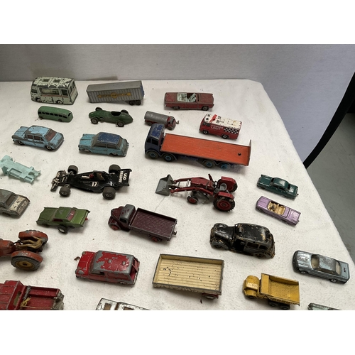 50 - QTY OF VINTAGE TOY CARS. LORRIES ETC