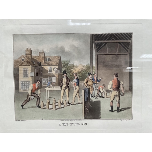 6 - FRAMED ADVERTISING POSTER AND VICTORIAN SKITTLES PICTURE - W32