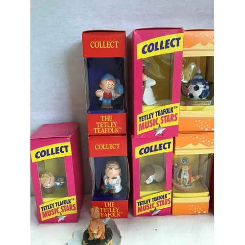 64 - COLLECTION OF TETLEY TEA FOLK FIGURES