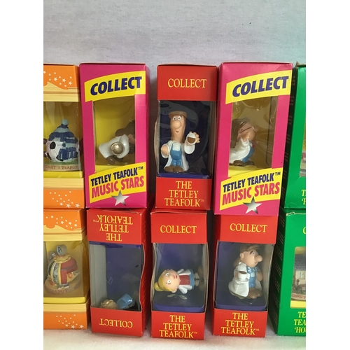 64 - COLLECTION OF TETLEY TEA FOLK FIGURES