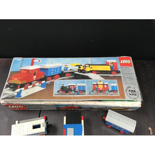 84 - VINTAGE BOXED LEGO RAILWAY SET