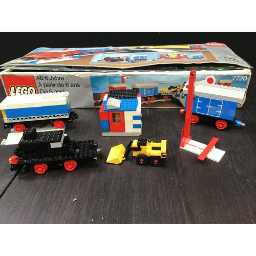 84 - VINTAGE BOXED LEGO RAILWAY SET