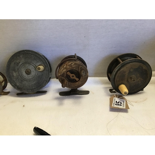 85 - QTY OF VINTAGE FISHING REELS