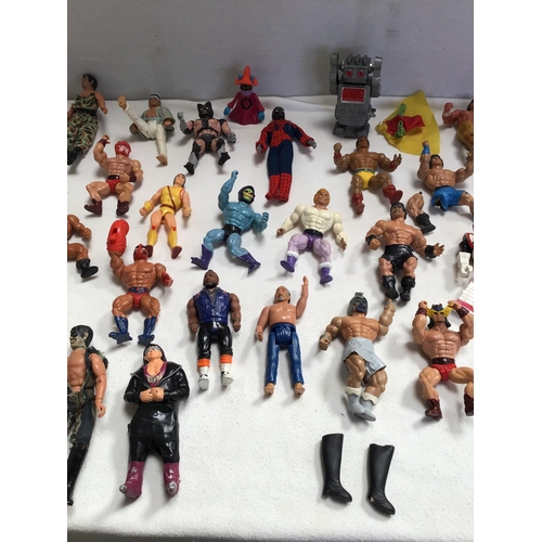 90 - CRATE OF ACTION FIGURES