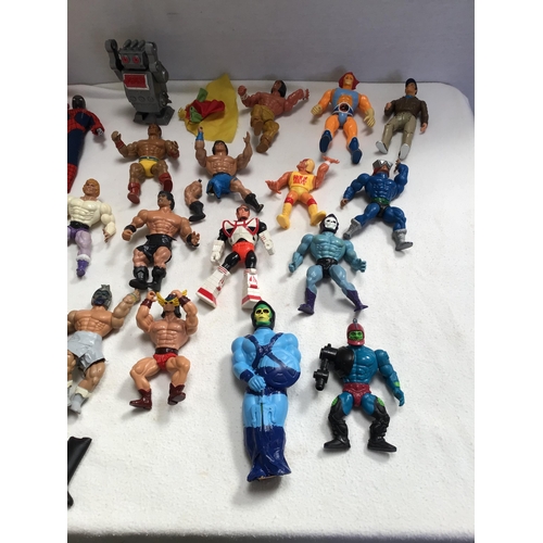 90 - CRATE OF ACTION FIGURES