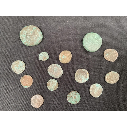 160 - ROMAN HAMMERED COINS AND SLAVE MONEY