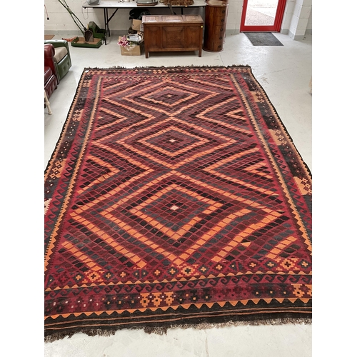 305 - EARLY HANDMADE CARPET - A/F