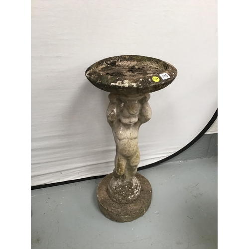 175 - CHERUB GARDEN BIRD BATH - 32