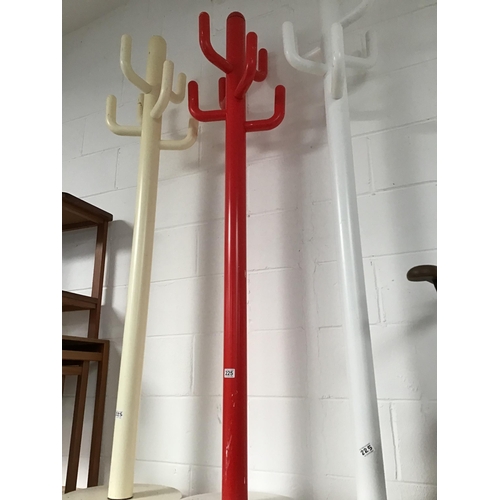 225 - 3 MODERN CACTUS COAT STANDS