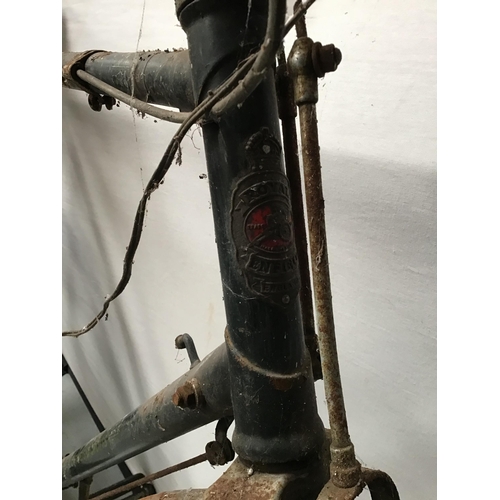 230 - VINTAGE ROYAL ENFIELD GENTS CYCLE C/W LIGHTS ETC A/F