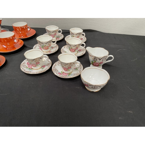 242 - ART DECO CHINA TEA SERVICE AND OTHER TEA WARE