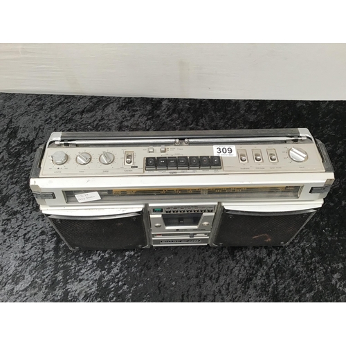 309 - SHARP RADIO CASSETTE GF 8585