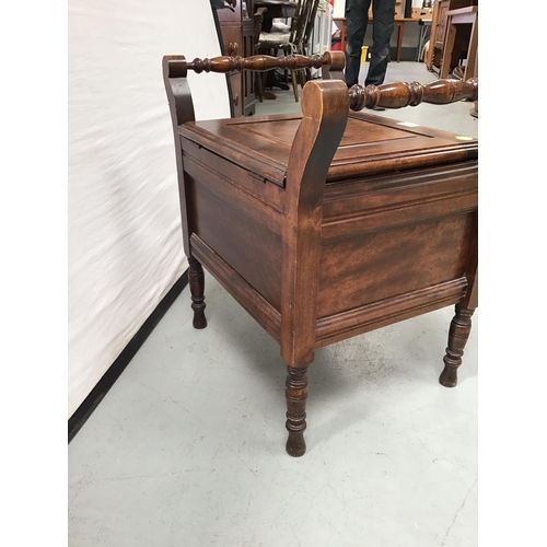 315 - VICTORIAN BOX COMMODE - H23