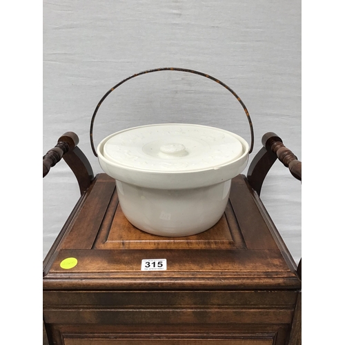 315 - VICTORIAN BOX COMMODE - H23