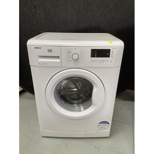 328 - BEKO 6KG 1200RPM AUTO WASHING MACHINE