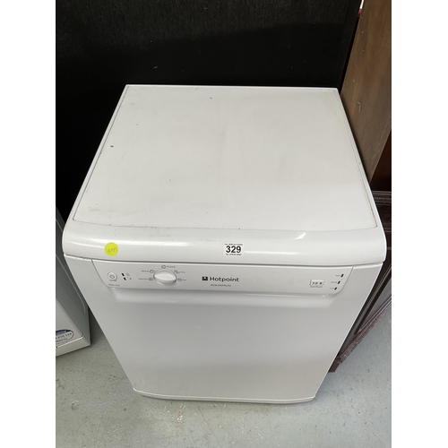 329 - HOTPOINT AQUARIUS FDM550 DISHWASHER - NEEDS NEW DRAINAGE PIPE