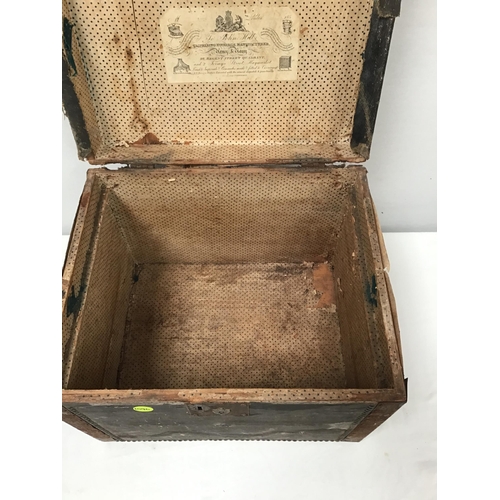 349 - VICTORIAN PINE BOX -A/F - H15