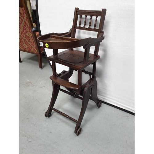 353 - VINTAGE METAMORPHIC CHILDS CHAIRS