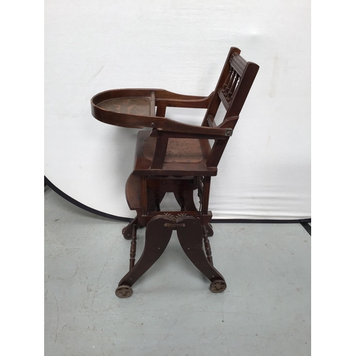 353 - VINTAGE METAMORPHIC CHILDS CHAIRS