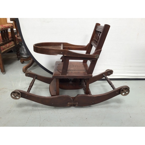 353 - VINTAGE METAMORPHIC CHILDS CHAIRS