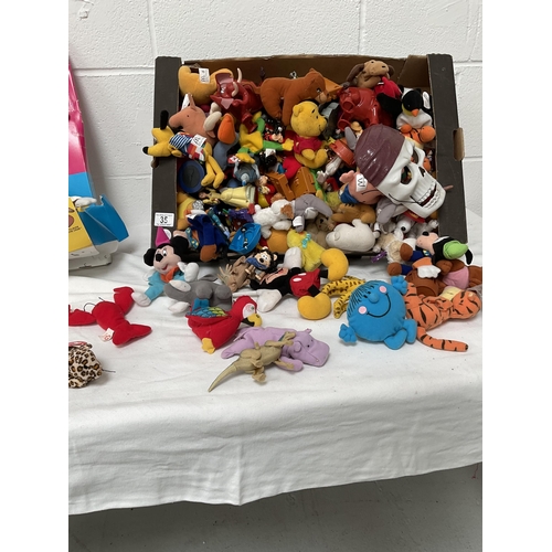 35 - VARIOUS SOFT CHILDRENS TOYS - BEANIE BABIES & MCDONALDS