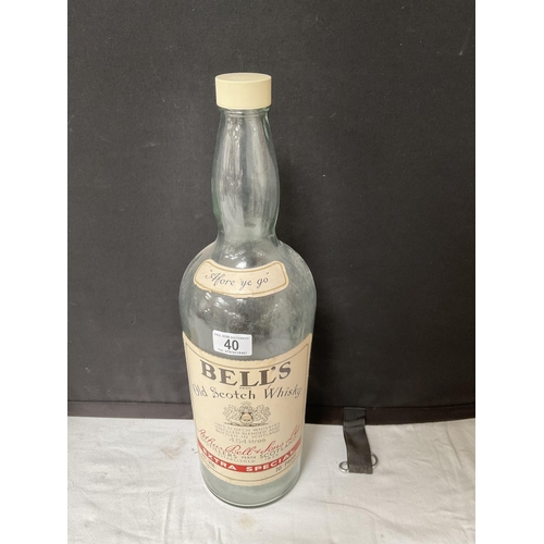 40 - 2 BELLS WHISKY BOTTLES - 20