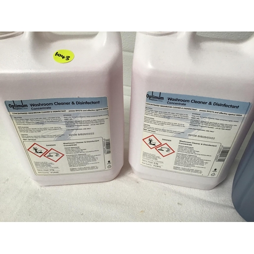 64 - WASH ROOM CLEANER & DISENFECANT AND 20L SANITISER CONCENTRATE