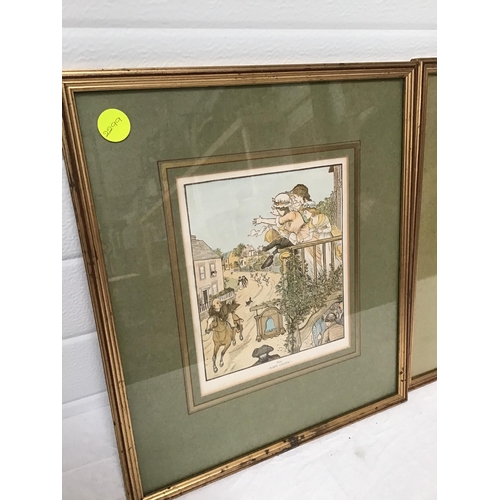 69 - SET OF FOUR FRAMED PRINTS 16