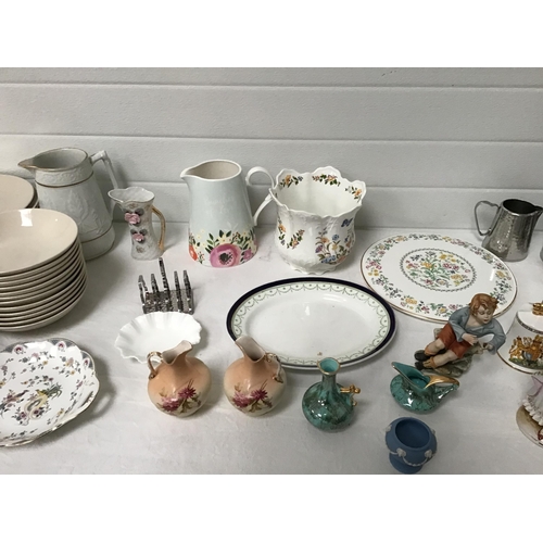 81 - 2 BOXES OF VARIOUS CHINA & GLASS