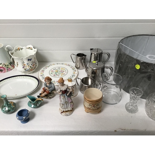 81 - 2 BOXES OF VARIOUS CHINA & GLASS