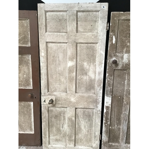 86 - 7 VICTORIAN PANELLED DOORS