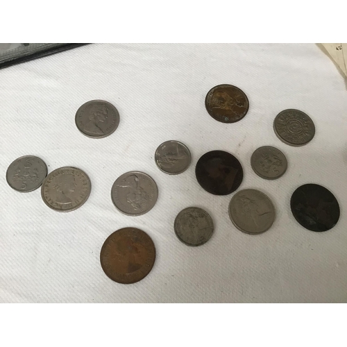 142 - COLLECTION OF COINS AND BANK NOTES ETC