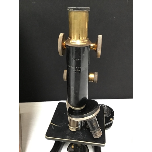 145 - VINTAGE BOXED MICROSCOPE