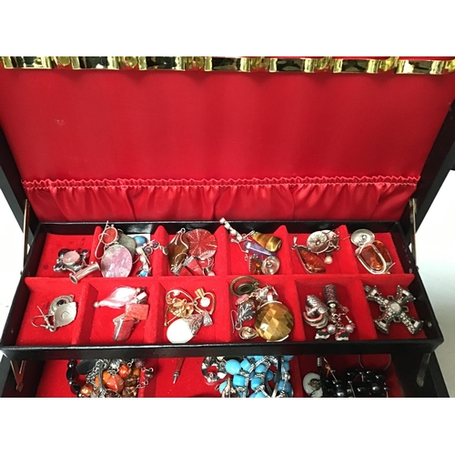 146 - 2 BOXES OF COSTUME JEWELLERY