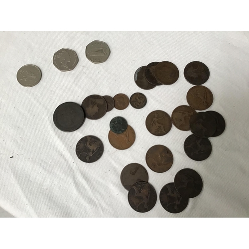 152 - LARGE SELECTION OF VINTAGE COINS