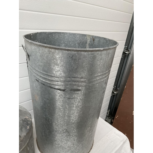 103 - 4 GALVANISED TUBS