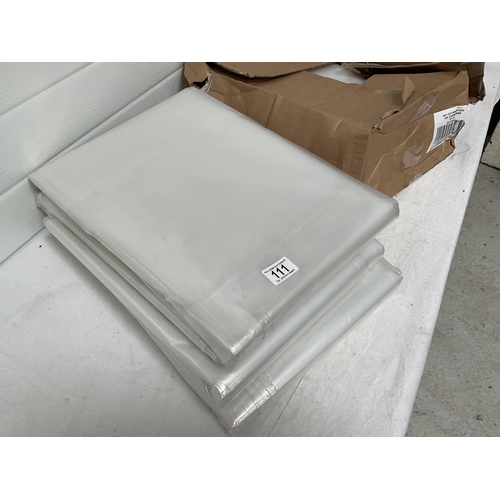 111 - LARGE QTY OF MATTRESS BAGS/PROTECTORS