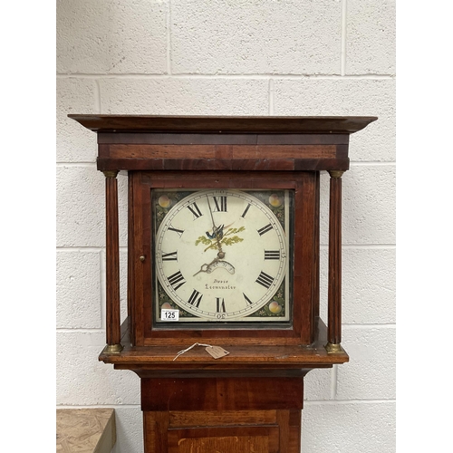 125 - 30 HOUR GRANDFATHER CLOCK DAVIES OF LEOMINSTER - H74