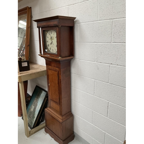 125 - 30 HOUR GRANDFATHER CLOCK DAVIES OF LEOMINSTER - H74