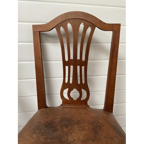 220 - 5 PERIOD MAHOGANY DINING CHAIRS TO INCLUDE CARVER