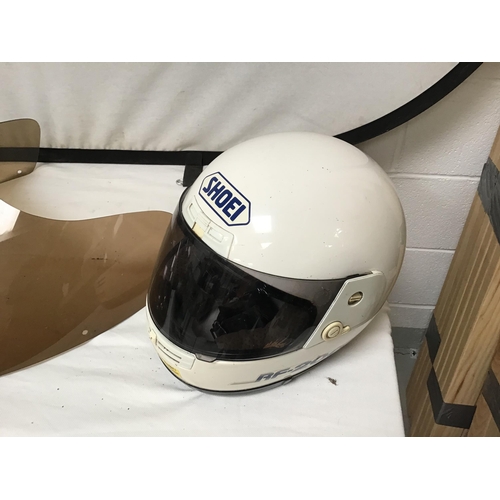 232 - MOTORBIKE HELMET AND FAIRING