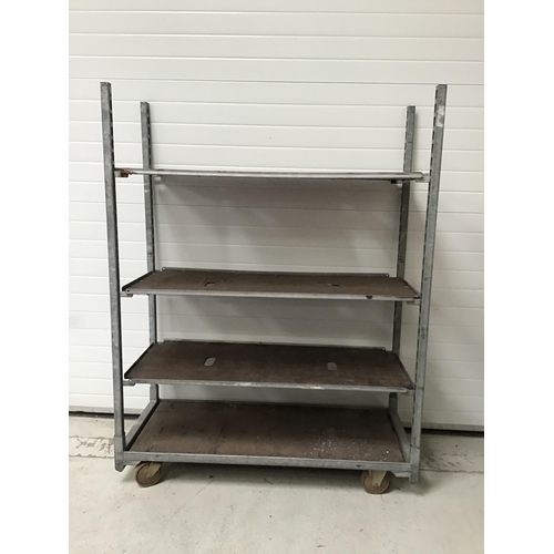 278 - 4 TIER ADJUSTABLE TROLLEY - H68