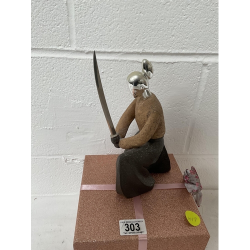 303 - JAPANESE WARRIOR FIGURE